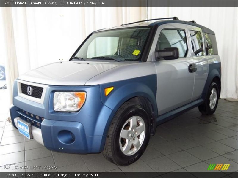 Fiji Blue Pearl / Gray/Blue 2005 Honda Element EX AWD