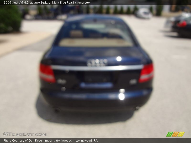 Night Blue Pearl / Amaretto 2006 Audi A6 4.2 quattro Sedan