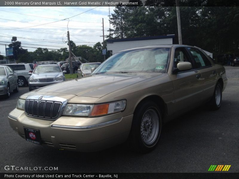 Harvest Gold Metallic / Medium Parchment 2000 Mercury Grand Marquis LS
