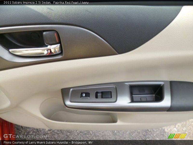 Paprika Red Pearl / Ivory 2011 Subaru Impreza 2.5i Sedan