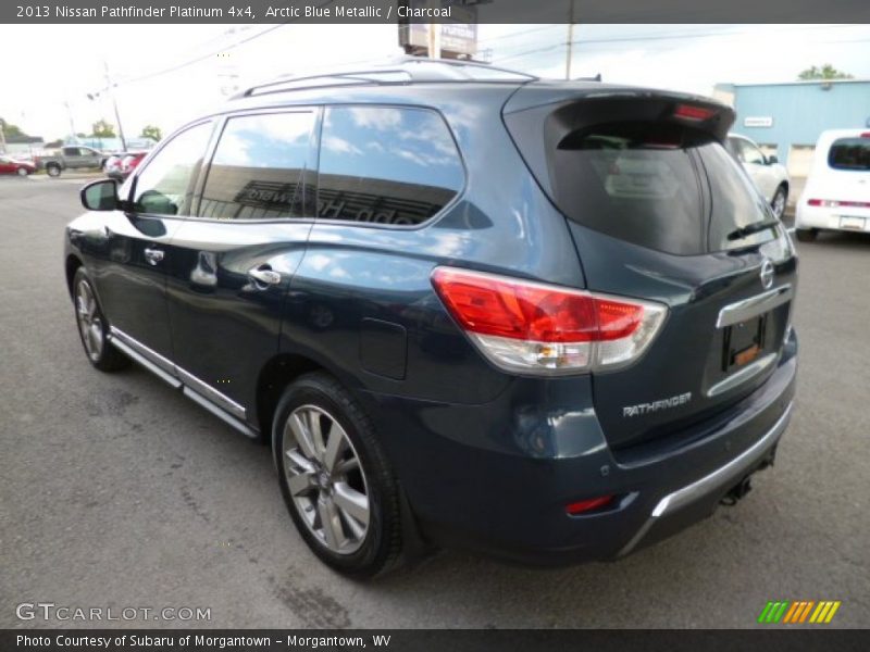 Arctic Blue Metallic / Charcoal 2013 Nissan Pathfinder Platinum 4x4
