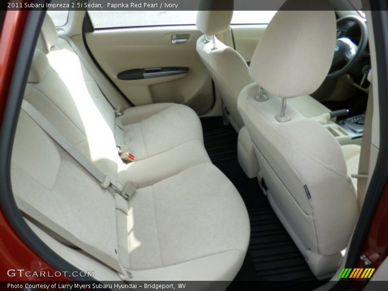 Paprika Red Pearl / Ivory 2011 Subaru Impreza 2.5i Sedan