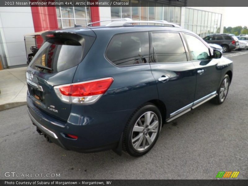 Arctic Blue Metallic / Charcoal 2013 Nissan Pathfinder Platinum 4x4