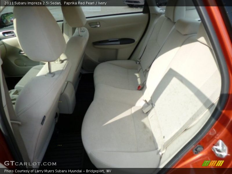 Paprika Red Pearl / Ivory 2011 Subaru Impreza 2.5i Sedan