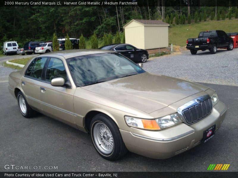 Harvest Gold Metallic / Medium Parchment 2000 Mercury Grand Marquis LS