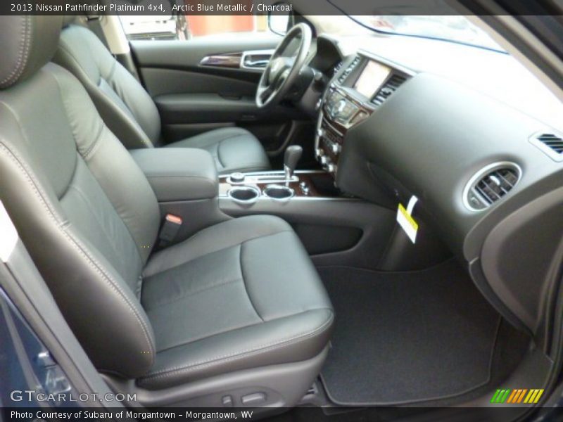 Arctic Blue Metallic / Charcoal 2013 Nissan Pathfinder Platinum 4x4