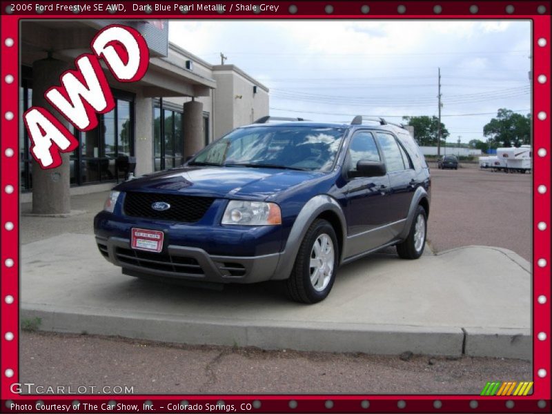 Dark Blue Pearl Metallic / Shale Grey 2006 Ford Freestyle SE AWD