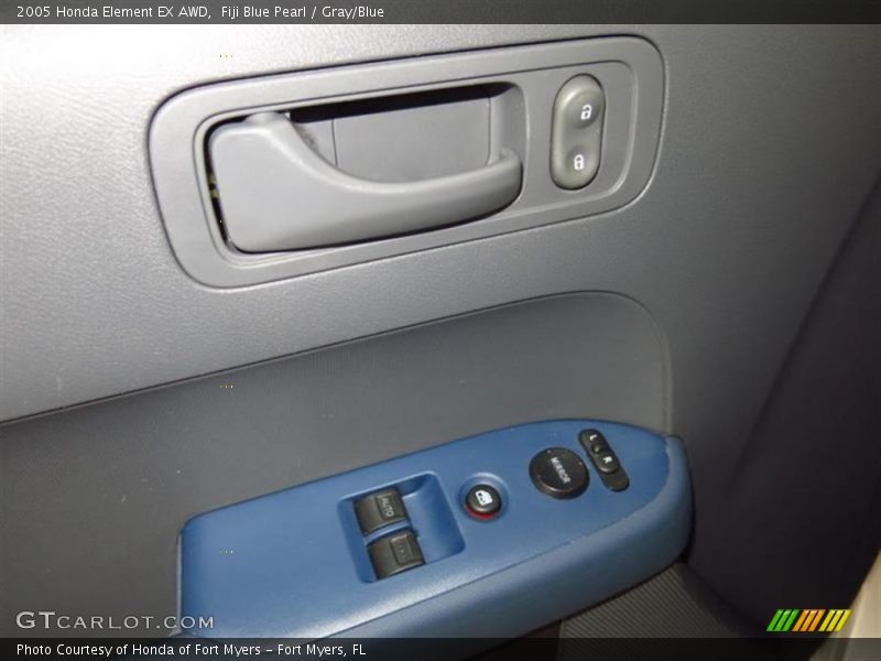 Fiji Blue Pearl / Gray/Blue 2005 Honda Element EX AWD