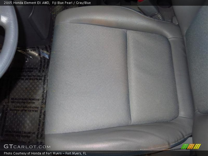 Fiji Blue Pearl / Gray/Blue 2005 Honda Element EX AWD