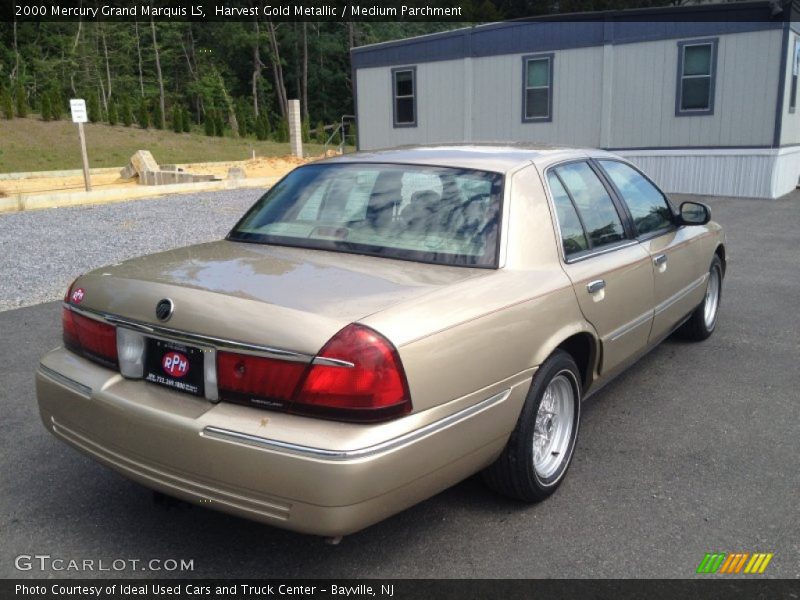 Harvest Gold Metallic / Medium Parchment 2000 Mercury Grand Marquis LS