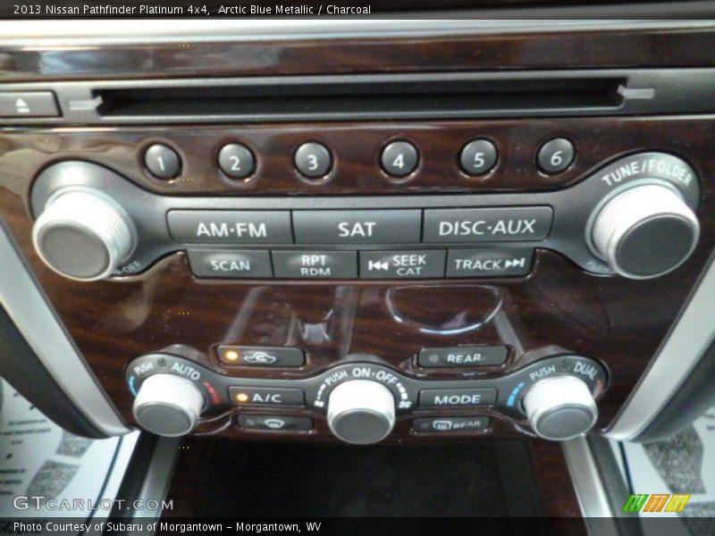 Arctic Blue Metallic / Charcoal 2013 Nissan Pathfinder Platinum 4x4