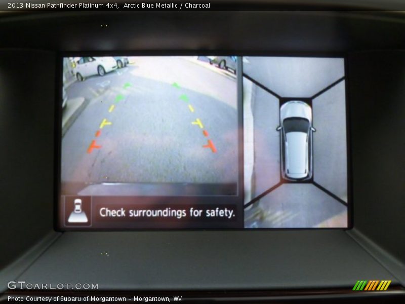 Arctic Blue Metallic / Charcoal 2013 Nissan Pathfinder Platinum 4x4