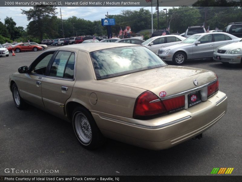 Harvest Gold Metallic / Medium Parchment 2000 Mercury Grand Marquis LS