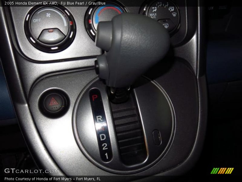 Fiji Blue Pearl / Gray/Blue 2005 Honda Element EX AWD