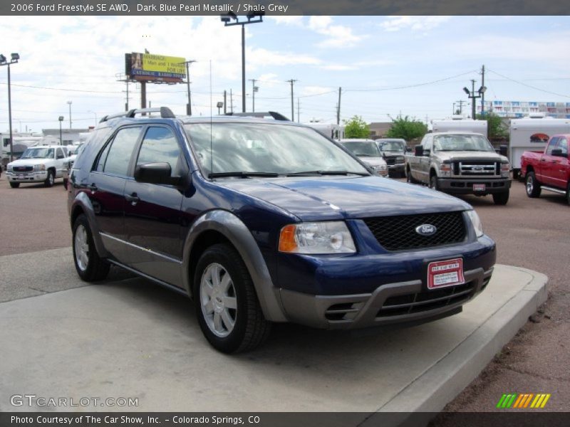 Dark Blue Pearl Metallic / Shale Grey 2006 Ford Freestyle SE AWD