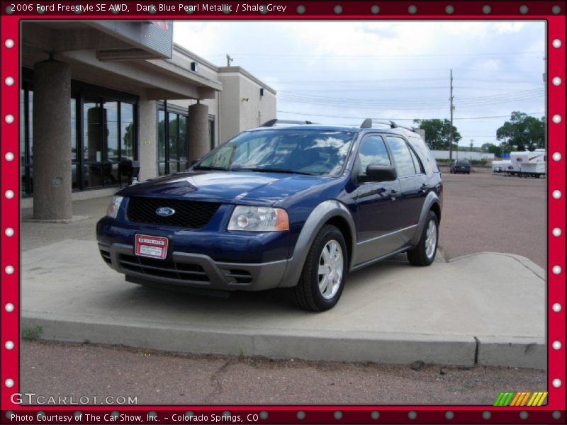 Dark Blue Pearl Metallic / Shale Grey 2006 Ford Freestyle SE AWD