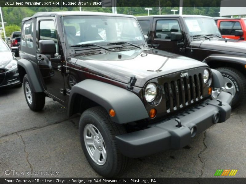 Rugged Brown / Black 2013 Jeep Wrangler Sport 4x4