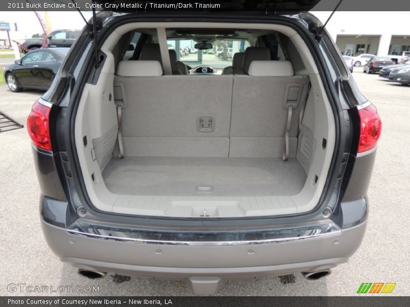 Cyber Gray Metallic / Titanium/Dark Titanium 2011 Buick Enclave CXL