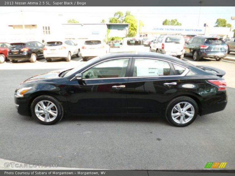 Super Black / Beige 2013 Nissan Altima 2.5 SL