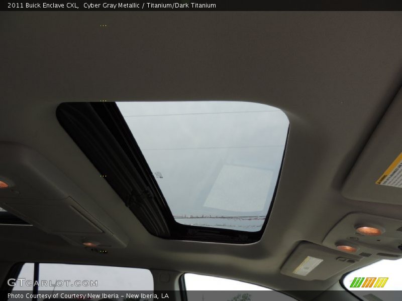 Cyber Gray Metallic / Titanium/Dark Titanium 2011 Buick Enclave CXL