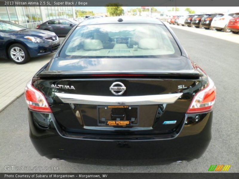 Super Black / Beige 2013 Nissan Altima 2.5 SL