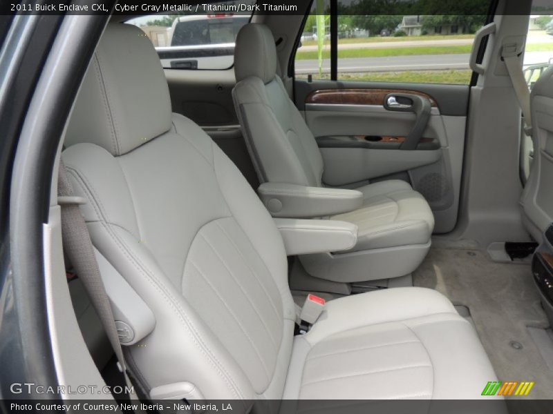 Cyber Gray Metallic / Titanium/Dark Titanium 2011 Buick Enclave CXL
