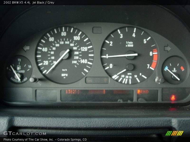 Jet Black / Grey 2002 BMW X5 4.4i