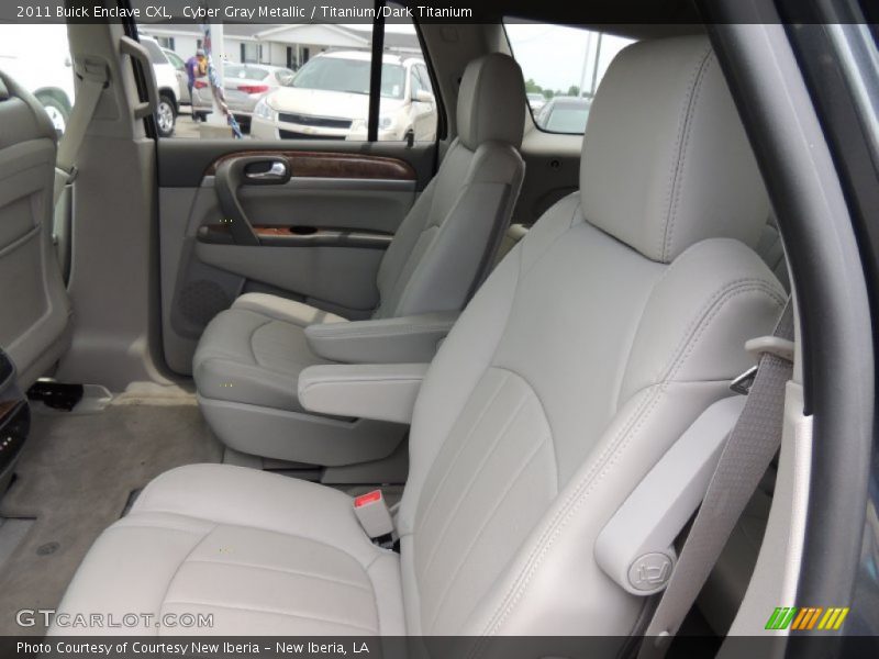 Cyber Gray Metallic / Titanium/Dark Titanium 2011 Buick Enclave CXL