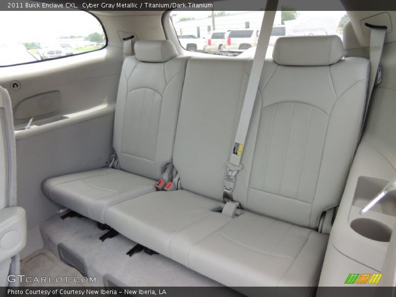 Cyber Gray Metallic / Titanium/Dark Titanium 2011 Buick Enclave CXL
