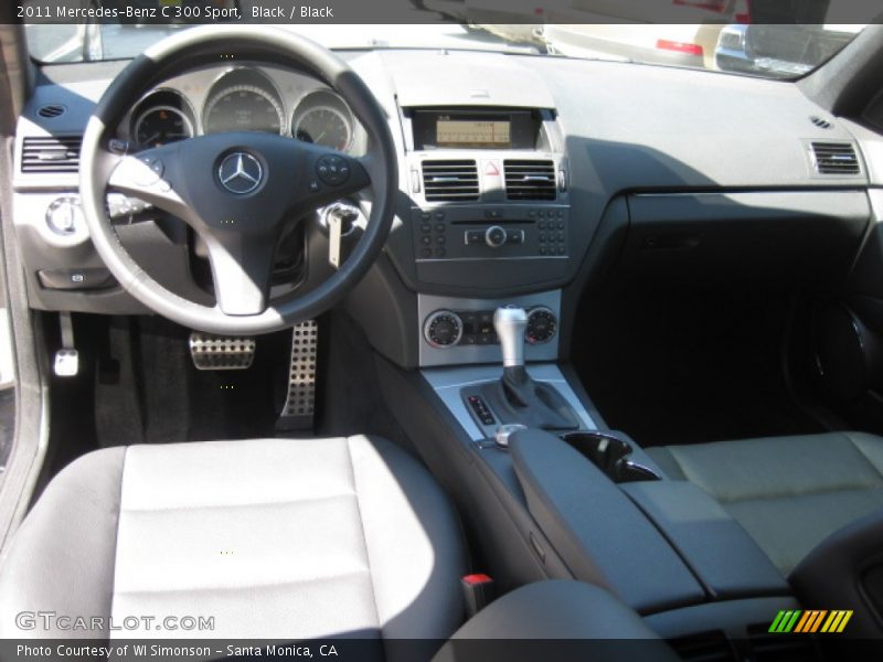 Black / Black 2011 Mercedes-Benz C 300 Sport