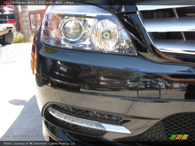 Black / Black 2011 Mercedes-Benz C 300 Sport