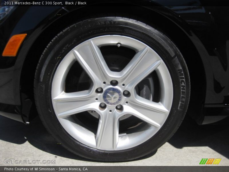 Black / Black 2011 Mercedes-Benz C 300 Sport
