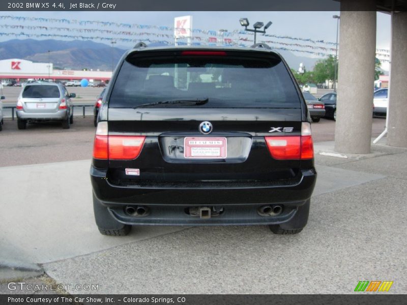 Jet Black / Grey 2002 BMW X5 4.4i