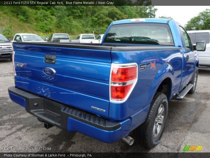 Blue Flame Metallic / Steel Gray 2013 Ford F150 STX Regular Cab 4x4