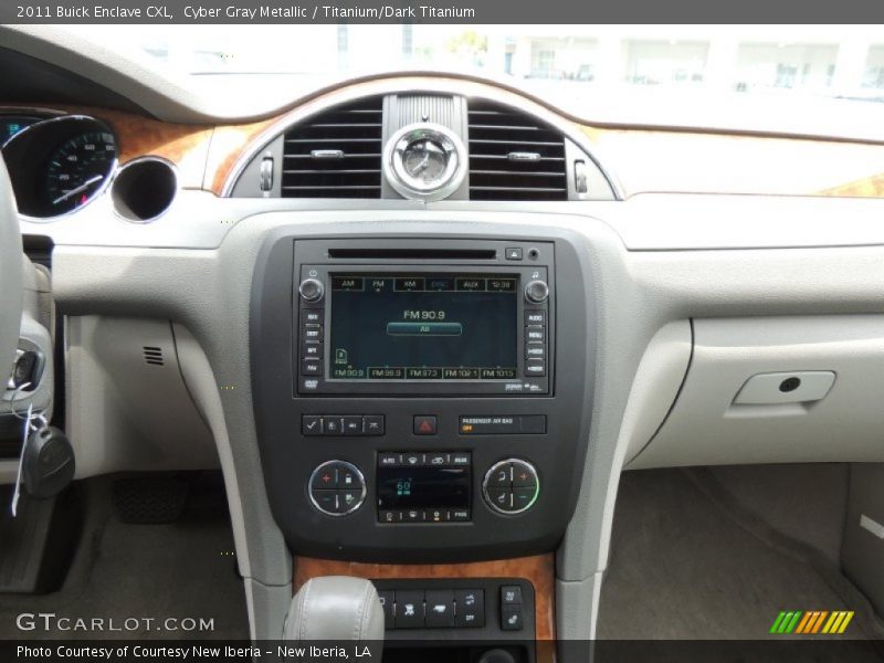 Cyber Gray Metallic / Titanium/Dark Titanium 2011 Buick Enclave CXL