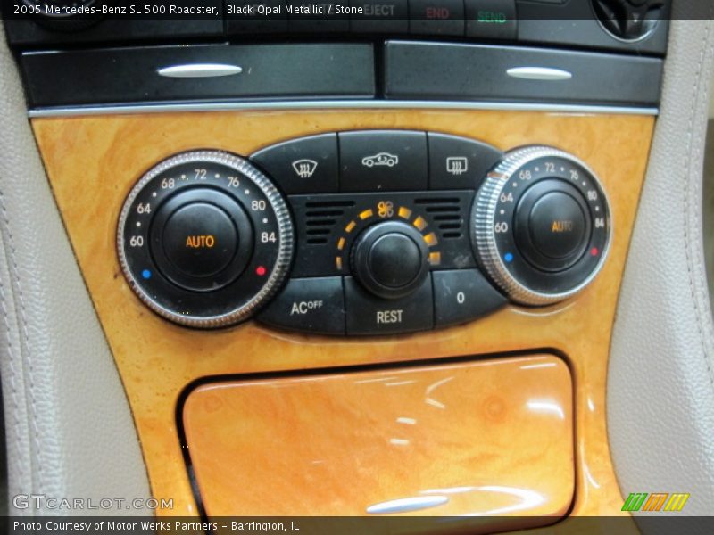 Controls of 2005 SL 500 Roadster