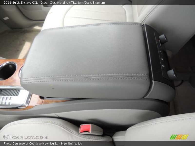 Cyber Gray Metallic / Titanium/Dark Titanium 2011 Buick Enclave CXL