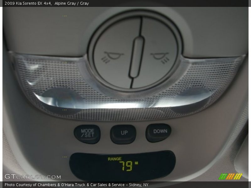 Alpine Gray / Gray 2009 Kia Sorento EX 4x4