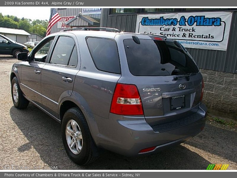 Alpine Gray / Gray 2009 Kia Sorento EX 4x4