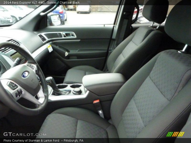 Sunset / Charcoal Black 2014 Ford Explorer XLT 4WD