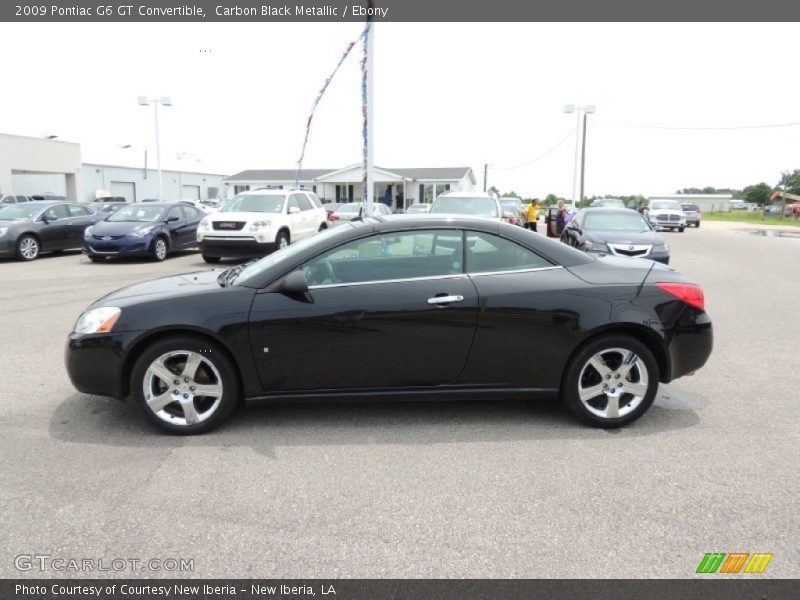  2009 G6 GT Convertible Carbon Black Metallic