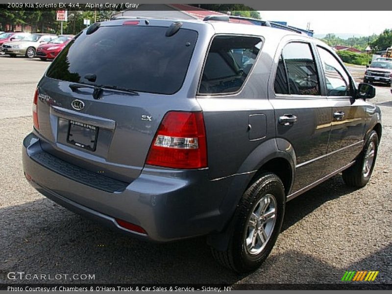 Alpine Gray / Gray 2009 Kia Sorento EX 4x4