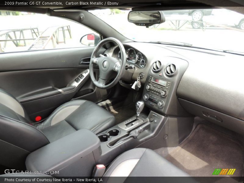 Carbon Black Metallic / Ebony 2009 Pontiac G6 GT Convertible