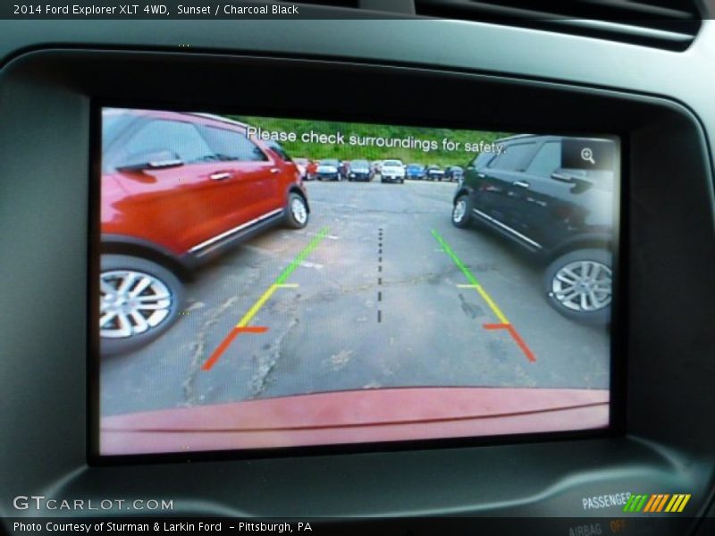 Sunset / Charcoal Black 2014 Ford Explorer XLT 4WD