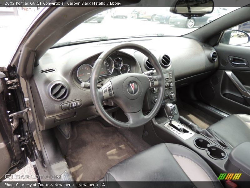 Ebony Interior - 2009 G6 GT Convertible 