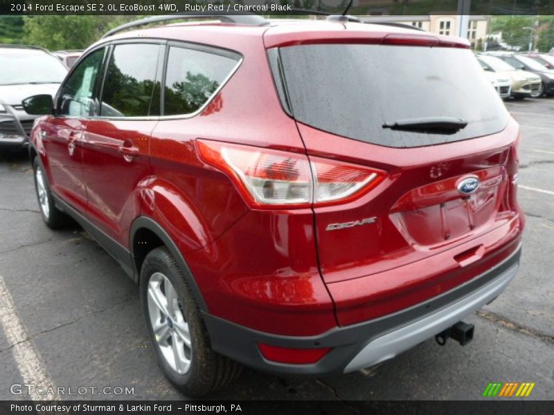 Ruby Red / Charcoal Black 2014 Ford Escape SE 2.0L EcoBoost 4WD