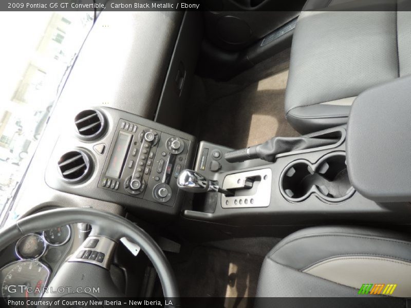 Carbon Black Metallic / Ebony 2009 Pontiac G6 GT Convertible