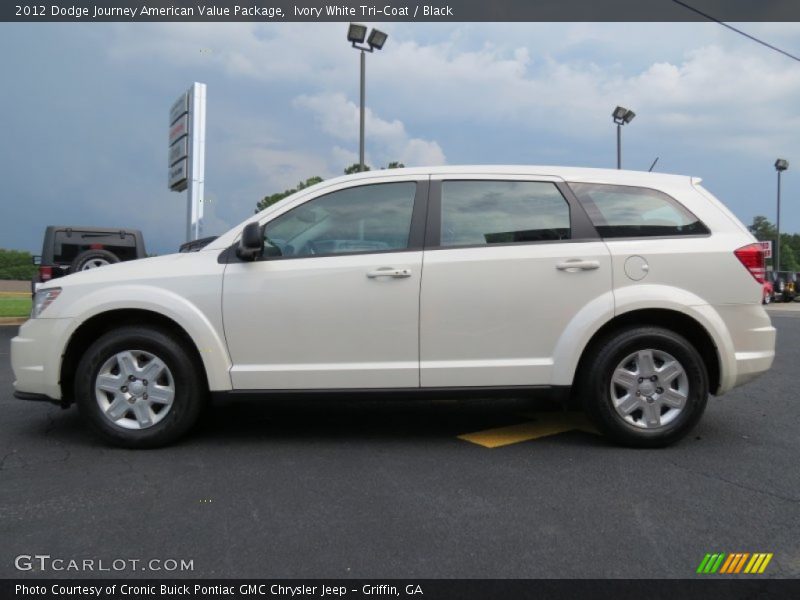  2012 Journey American Value Package Ivory White Tri-Coat