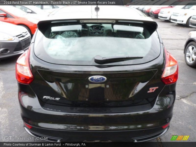 Tuxedo Black / ST Smoke Storm Recaro Seats 2013 Ford Focus ST Hatchback