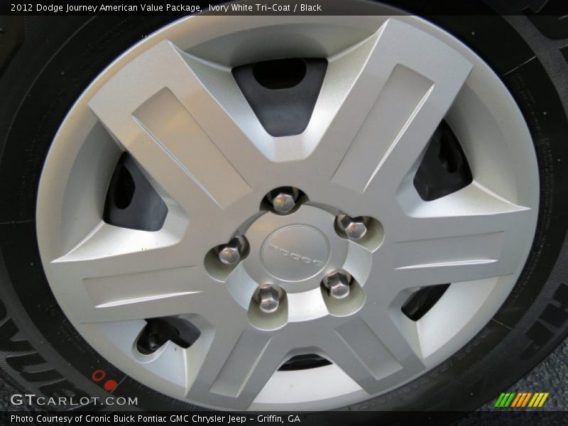 Ivory White Tri-Coat / Black 2012 Dodge Journey American Value Package